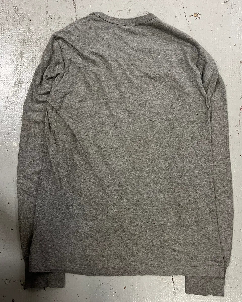 AW2013 Dolce & Gabbana Grey Distressed Religious Icon Longsleeve - Image 8