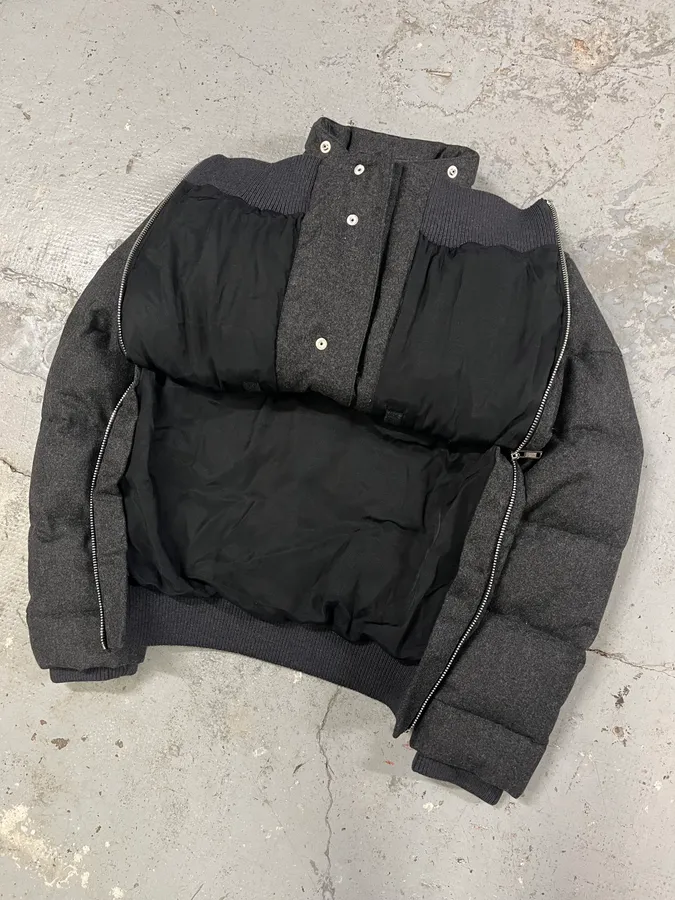 AW2013 Givenchy Grey Puffer Jacket by Riccardo Tisci - Image 6