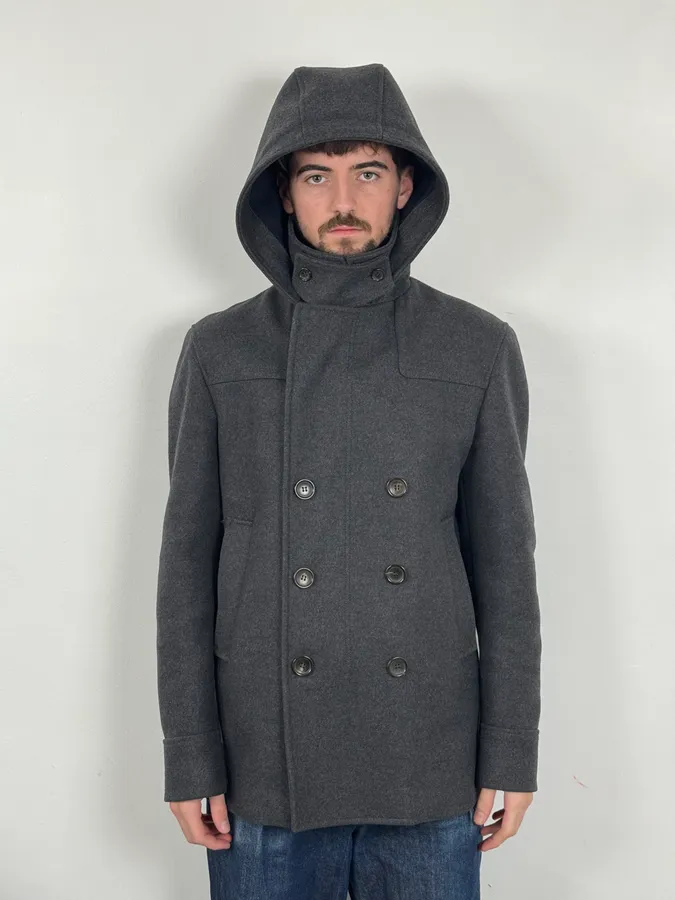 AW2013 Gucci Grey Naval Wool Jacket - Image 2