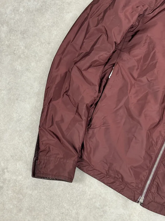 AW2013 Prada Burgundy Leather Reversible Premium Jacket - Image 14