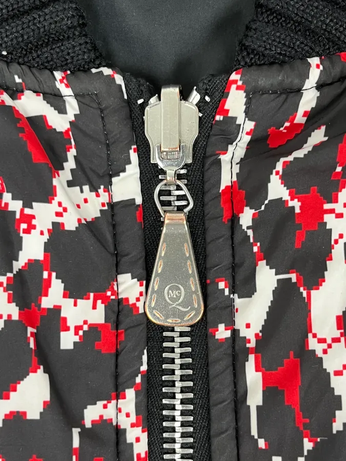 AW2014 Alexander McQueen Camo Leopard Reversible Bomber Jacket - Image 15