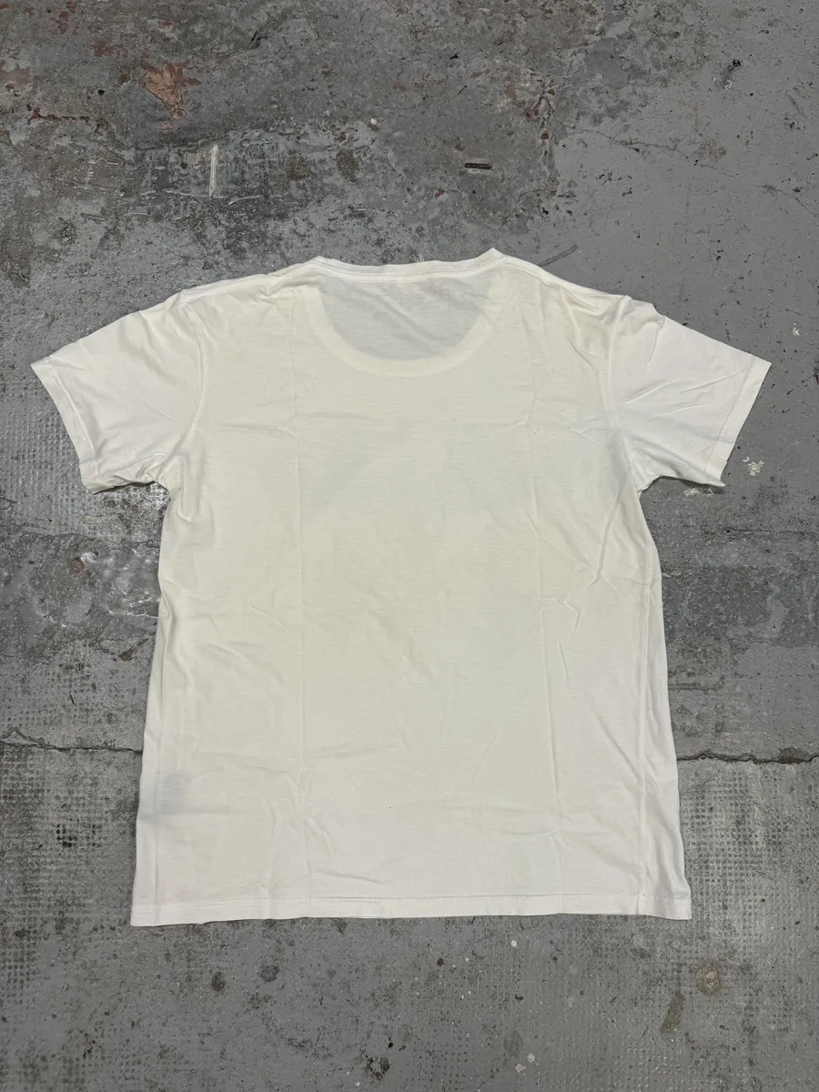 AW2014 Balmain Flags Wings White T-Shirt - Image 2