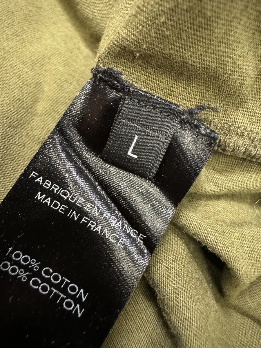 AW2014 Balmain Olive Green Eagle Dynastic T-Shirt - Image 6