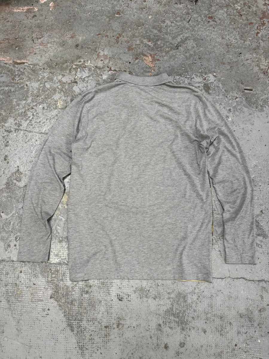 AW2014 Dolce & Gabbana Grey Templo Polo Shirt - Image 5