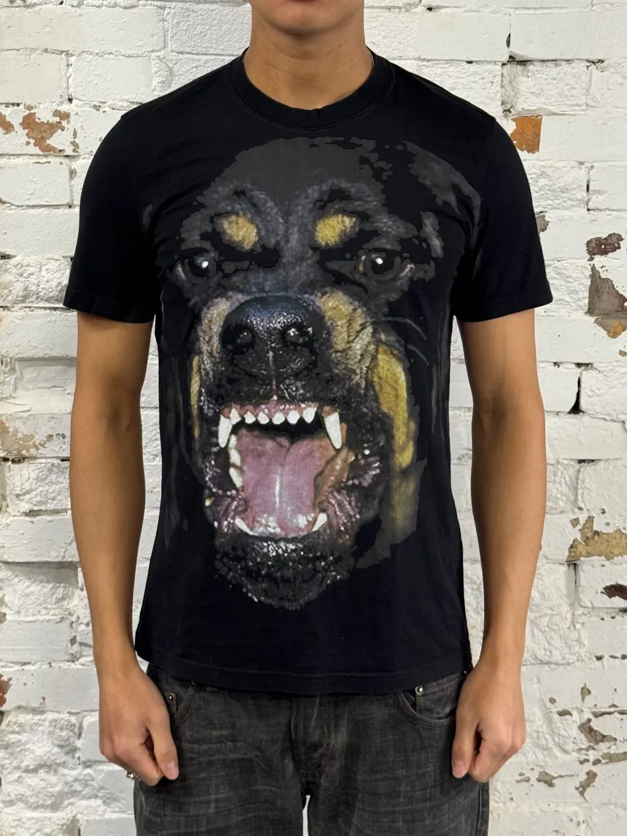 AW2014 Givenchy Rottweiler Black T-Shirt by Riccardo Tisci - Image 2