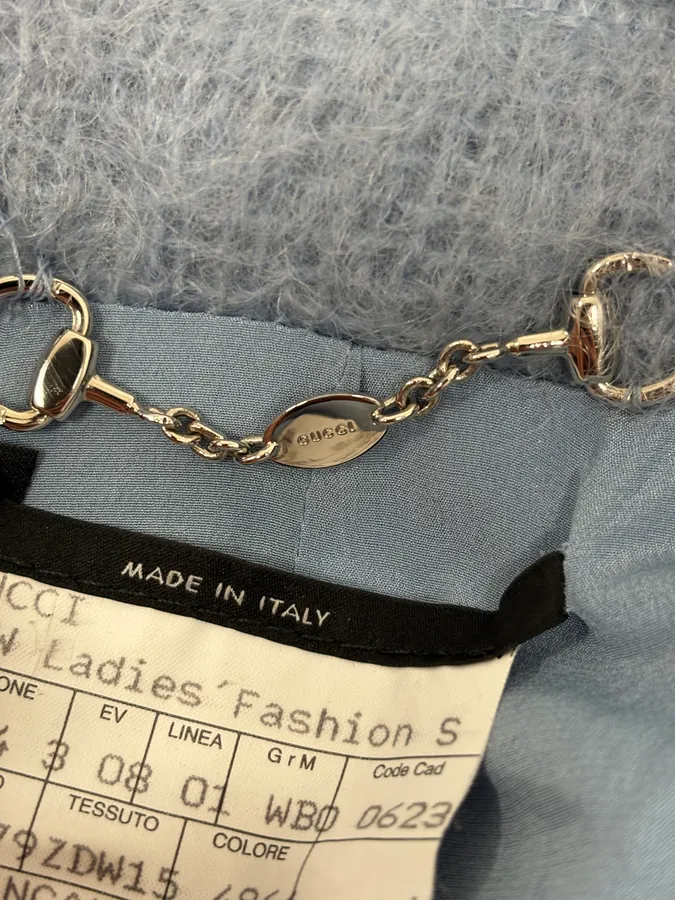 AW2014 Gucci Blue Premium Classy Officer Trench Coat by Frida Giannini - Image 13