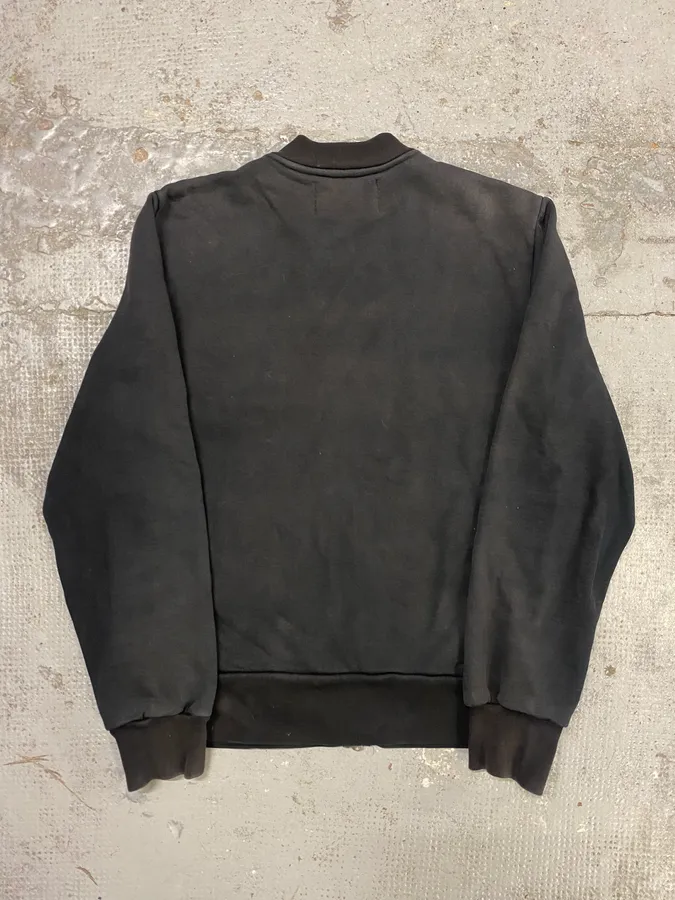 AW2014 Our Legacy Washed Black Zip-up Minimalist Sweater - Image 5