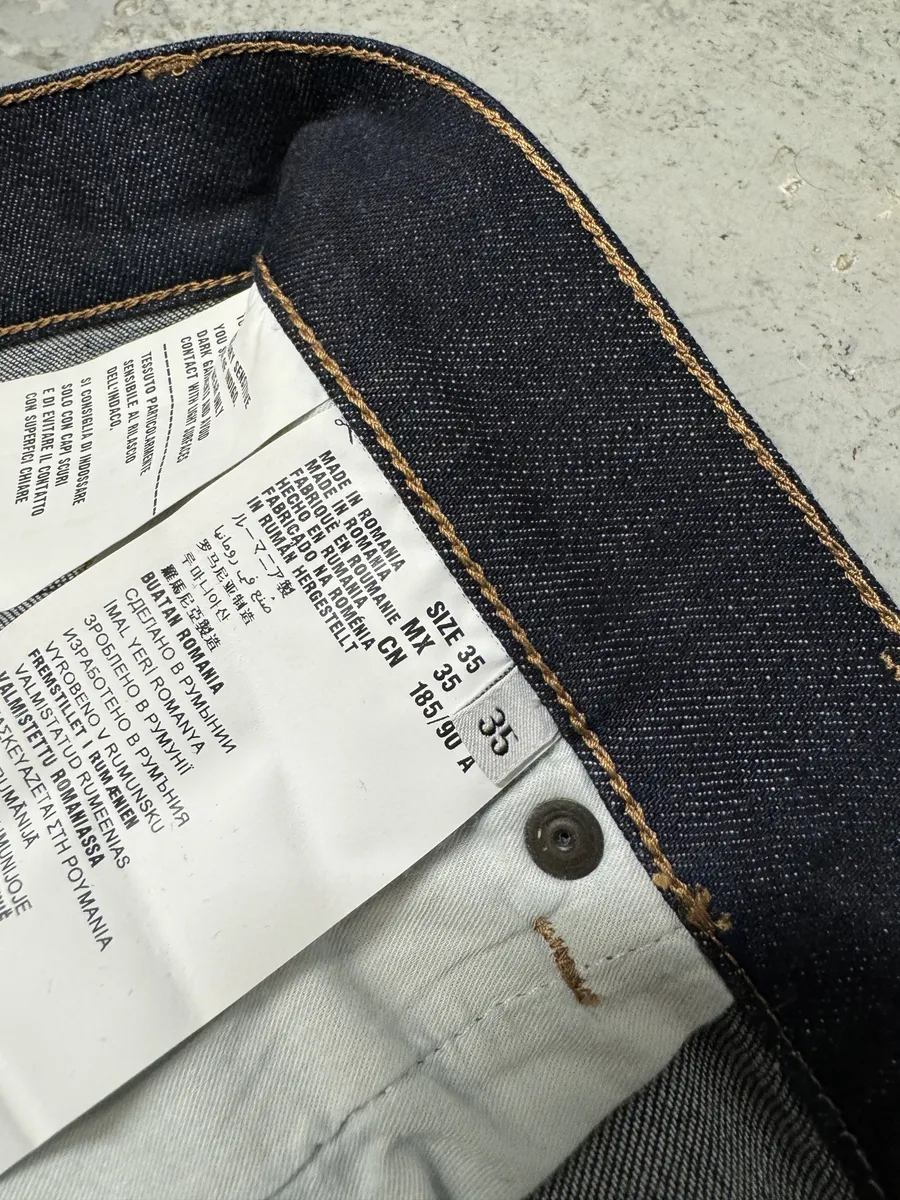 AW2014 Prada Brut Navy Denim Jeans - Image 8