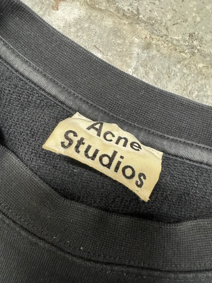 AW2015 Acne Studios Black Minimalist Sweater with Zippers - Image 6