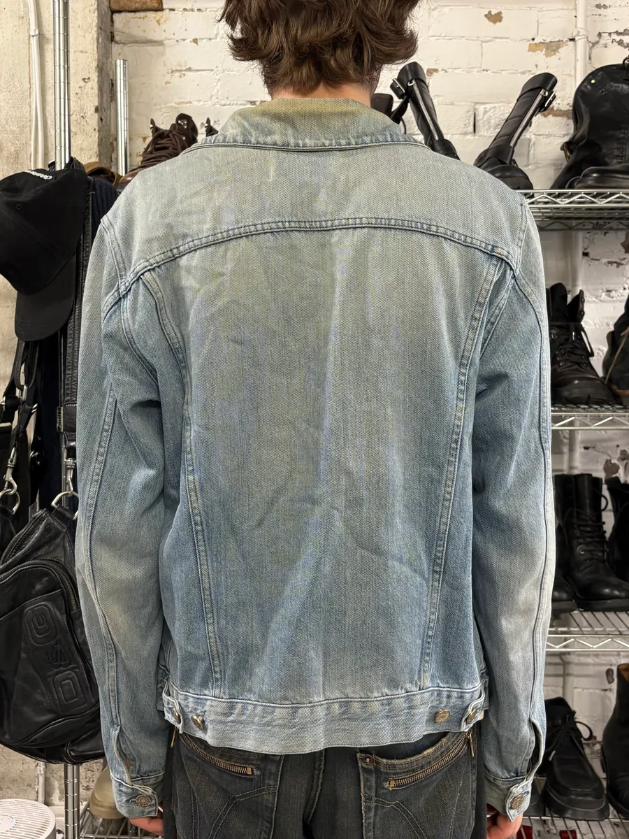 AW2015 Acne Studios Blue Faded Denim Jacket - Image 5