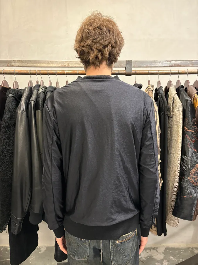 AW2015 Acne Studios Light Black Bomber Jacket - Image 3