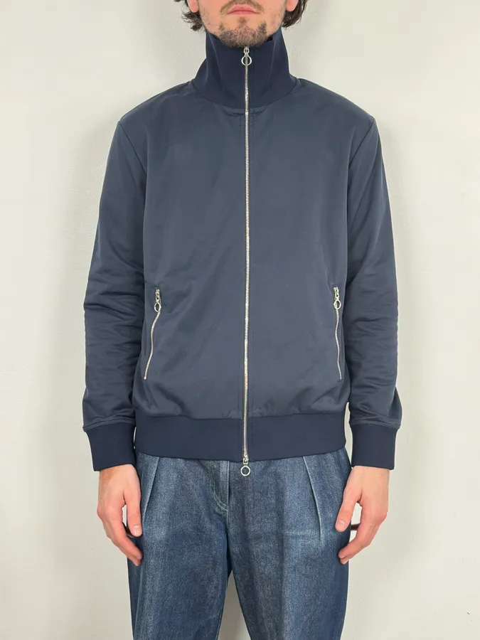 AW2015 Acne Studios Navy Zip-up Track Top - Image 2
