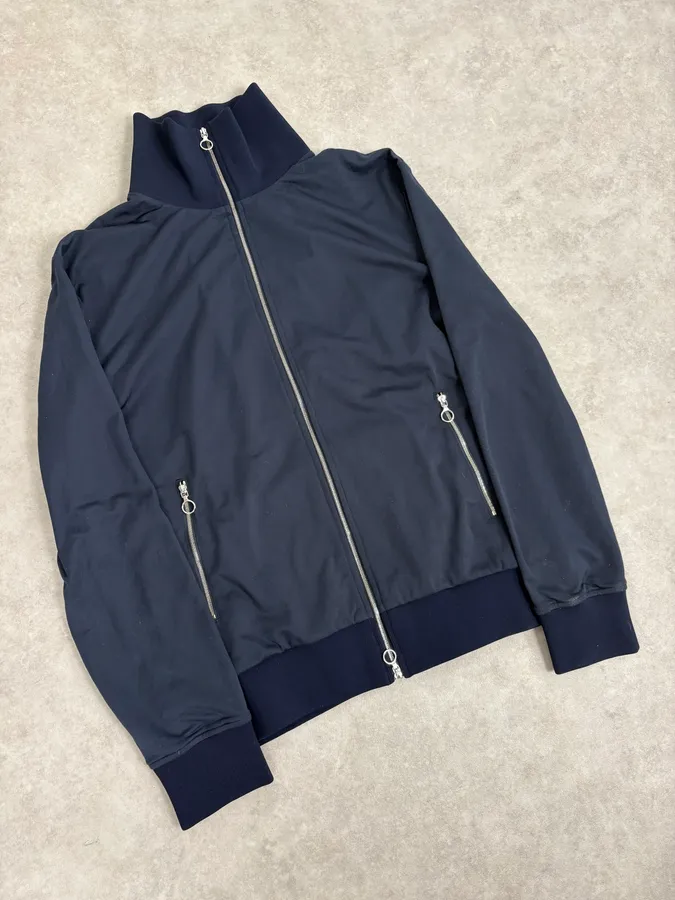 AW2015 Acne Studios Navy Zip-up Track Top - Image 4