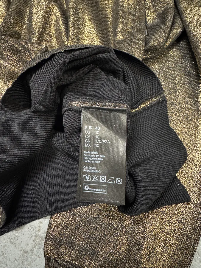 AW2015 Balmain Golden Buttons Shiny Sweater - Image 7