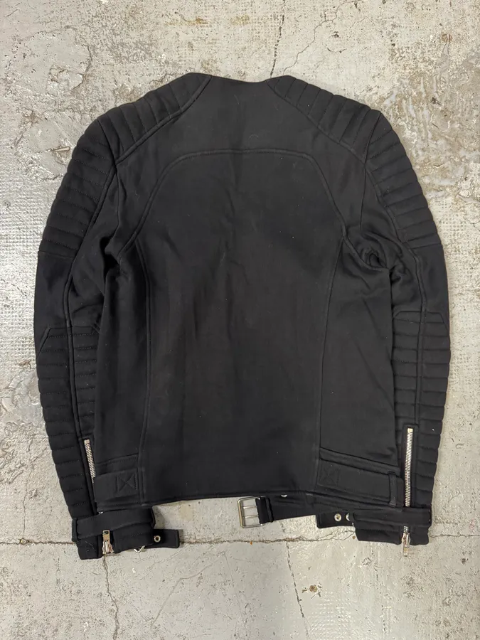 AW2015 Balmain x H&M Black Horpist Biker Sweater - Image 4