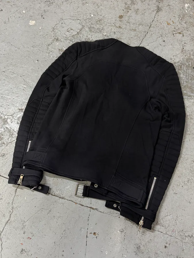 AW2015 Balmain x H&M Black Horpist Biker Sweater - Image 6