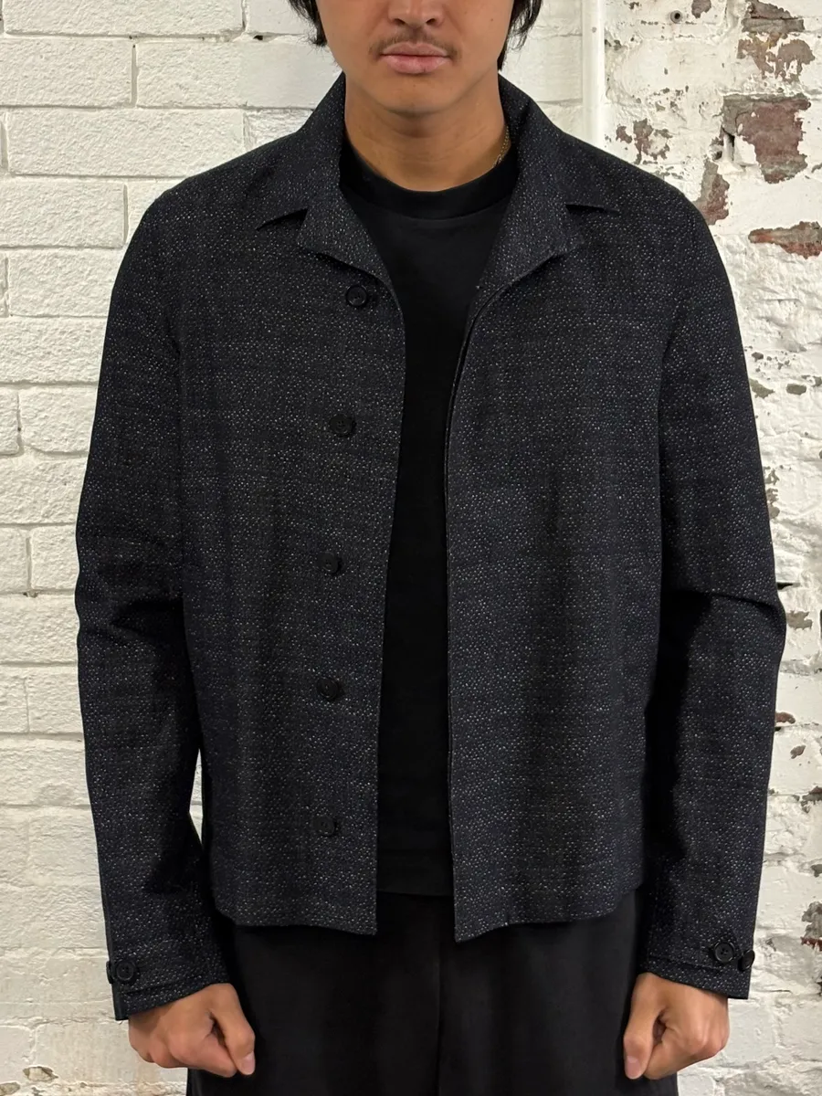 AW2015 Emporio Armani Wool Navy Jacket - Image 2