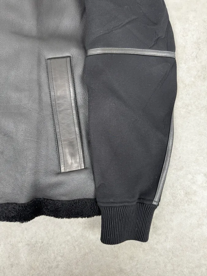 AW2015 Givenchy Black Shearling Collar Leather Jacket by Riccardo Tisci - Image 11