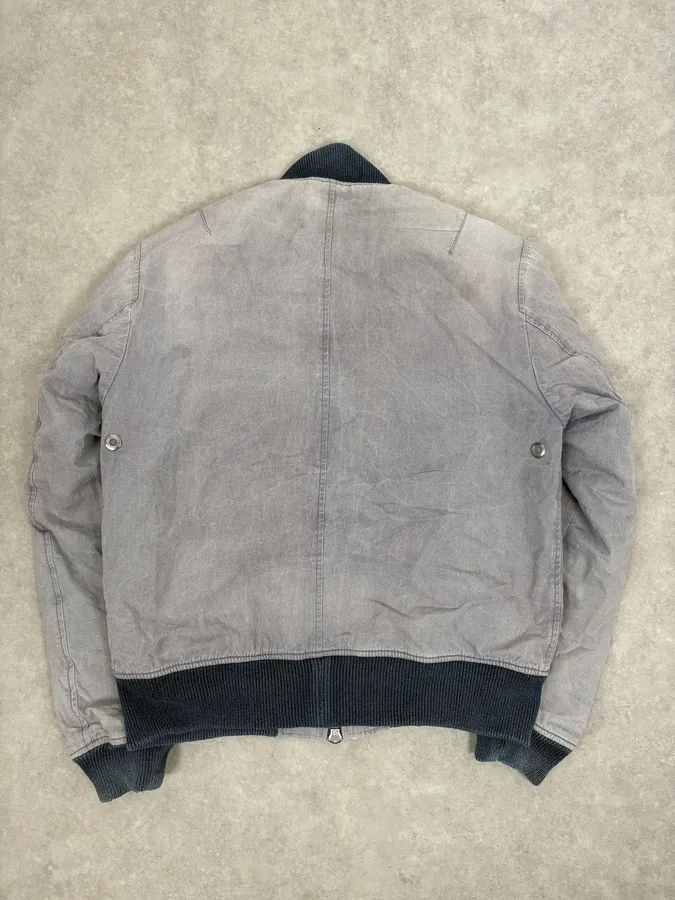 AW2015 Our Legacy Grey Tie Dye Bomber Jacket - Image 6