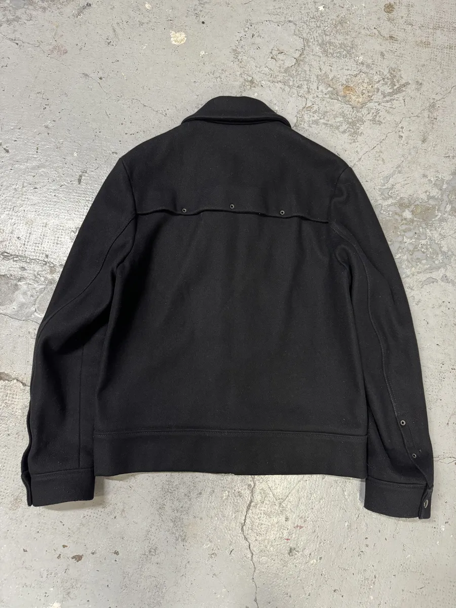 AW2016 Acne Studios Black Minimalist Wool Jacket - Image 2
