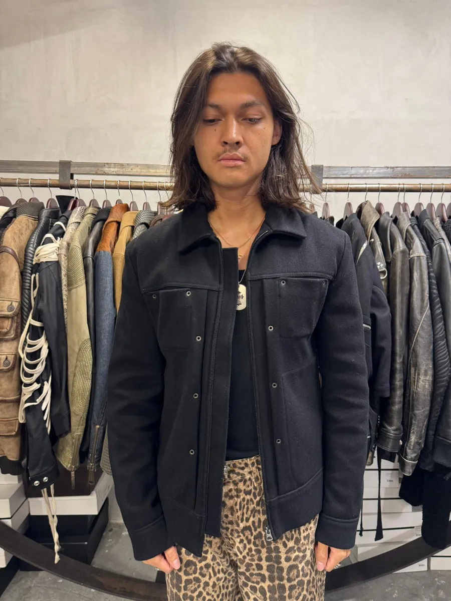 AW2016 Acne Studios Black Minimalist Wool Jacket - Image 3