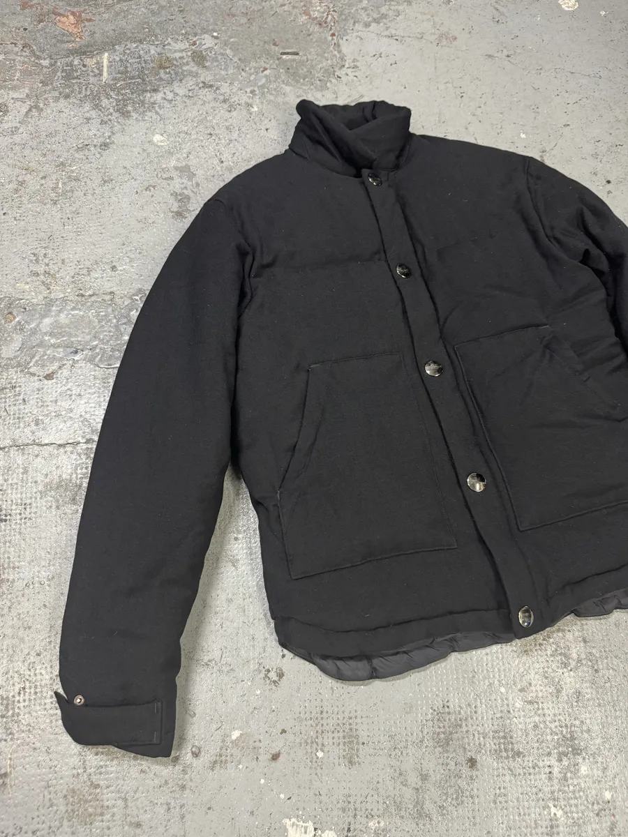 AW2016 Acne Studios Black Wool Puffer Jacket - Image 5