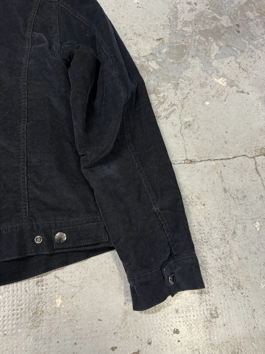 AW2016 Acne Studios Navy Corduroy Sherpa Jacket - Image 10