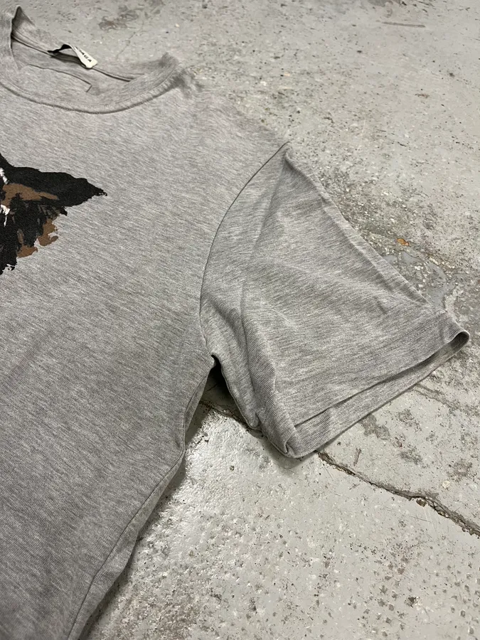 AW2016 Balenciaga Howling Wolf Grey T-Shirt - Image 7