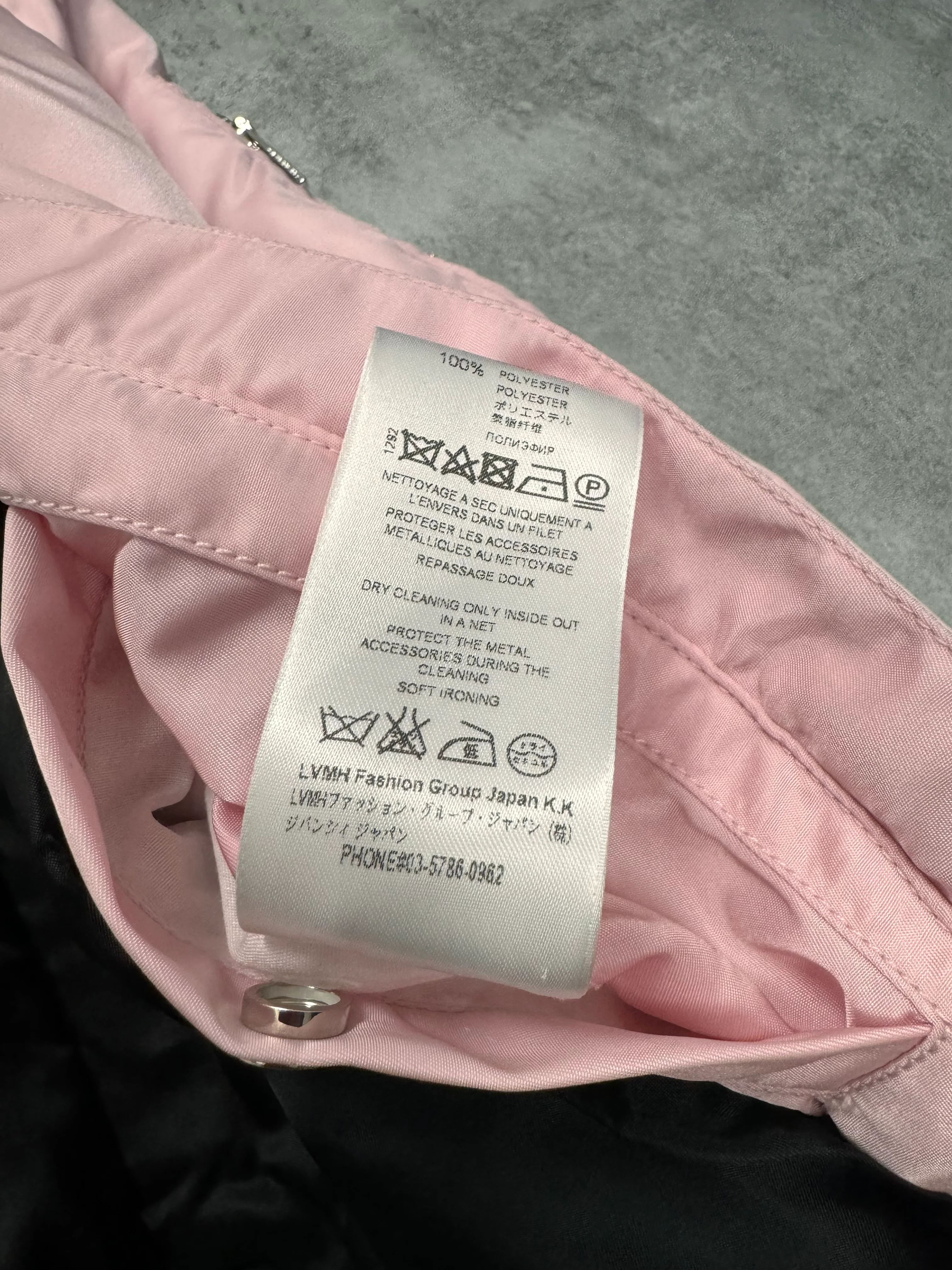 AW2016 Givenchy Pink Asymmetrical Zips Bomber Jacket - Image 6