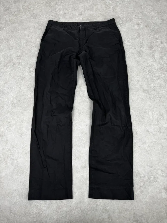 AW2016 Maison Margiela Black Classy Chino Pants - Image 5