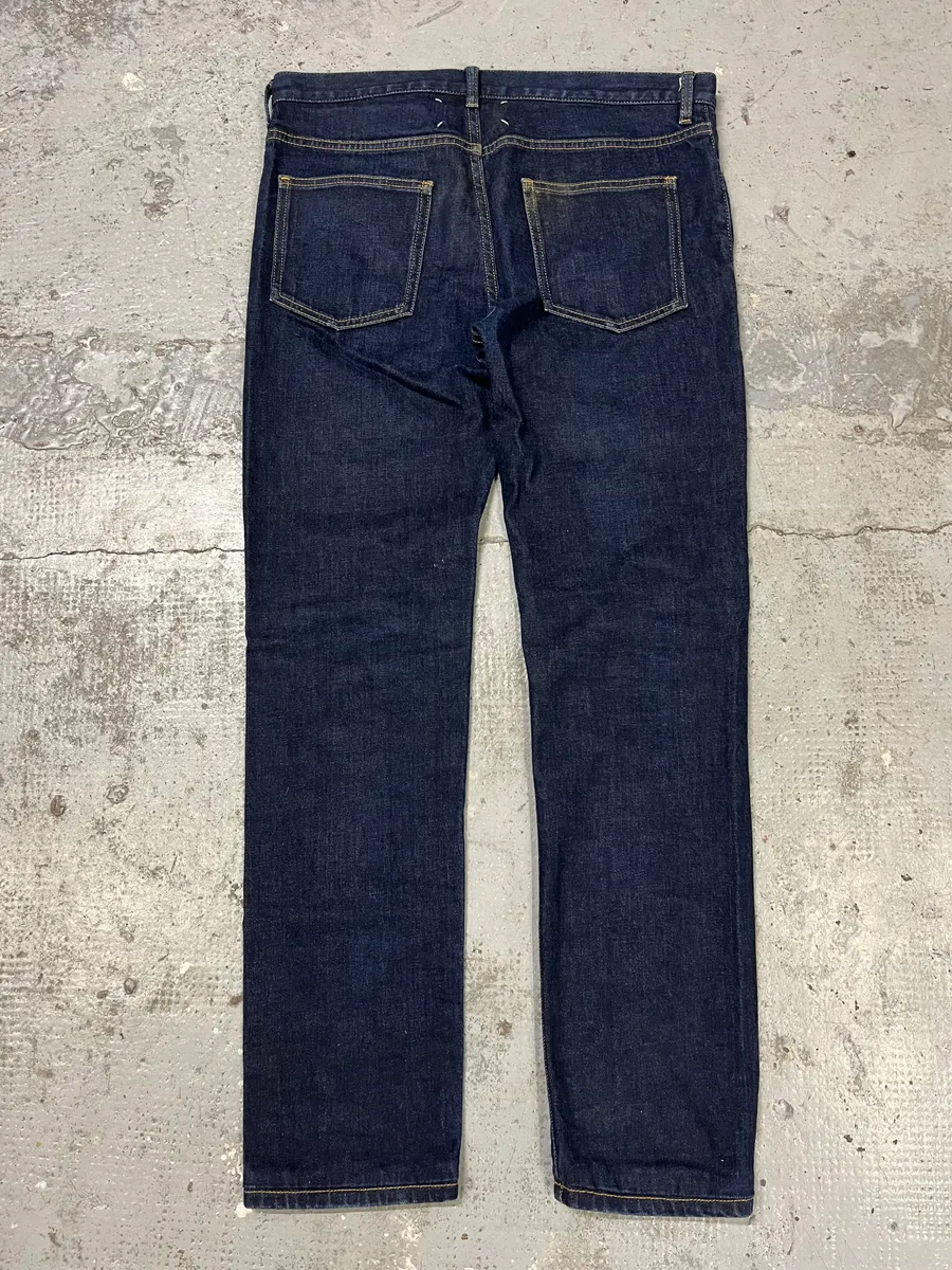 AW2016 Maison Margiela Brut Navy Denim Jeans - Image 6
