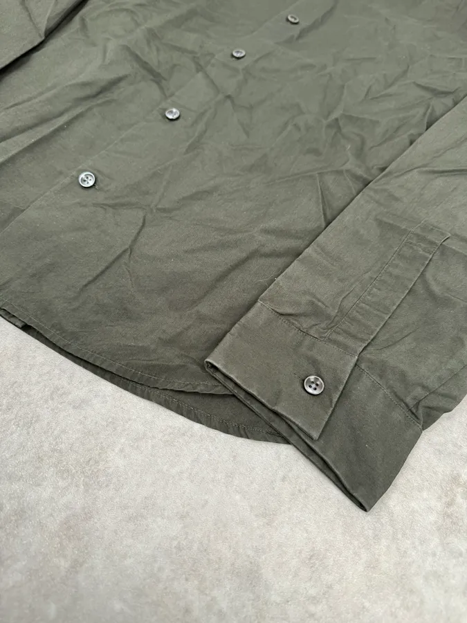 AW2016 Maison Margiela Classy Classic Olive Shirt - Image 6
