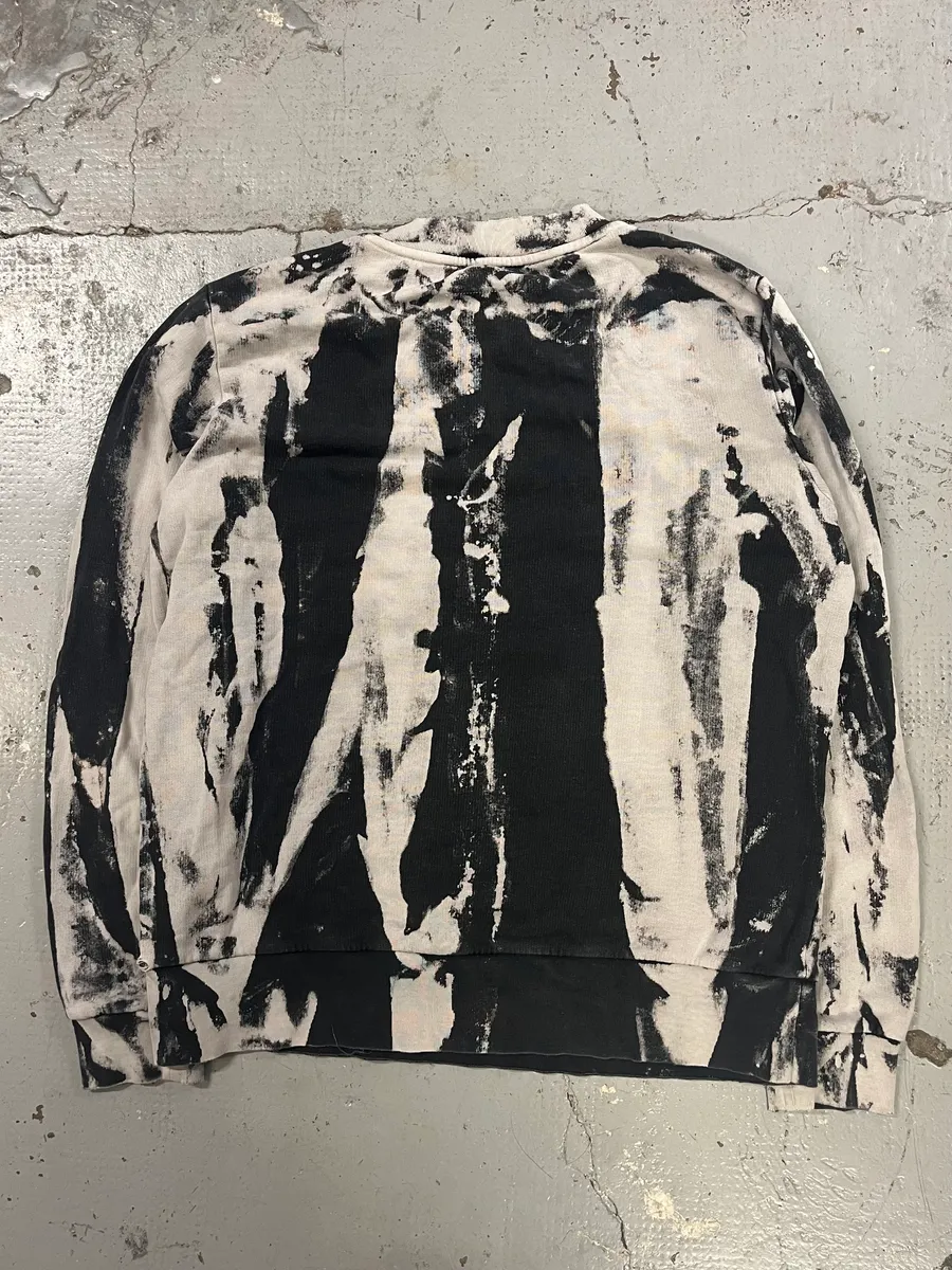 AW2016 Maison Margiela MM6 Grey & White Sweater - Image 7