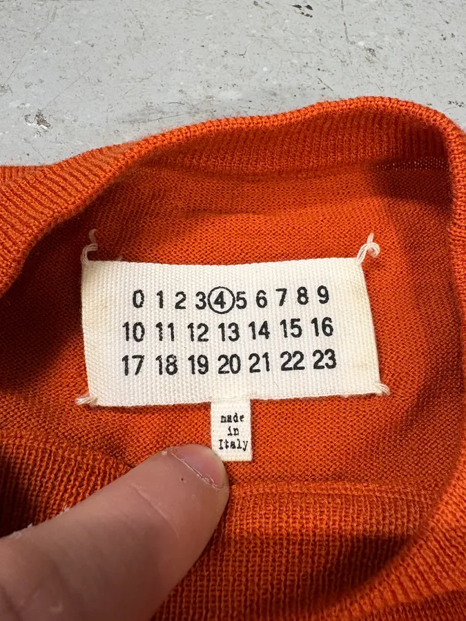 AW2016 Maison Margiela Orange Vitality Sweater - Image 8