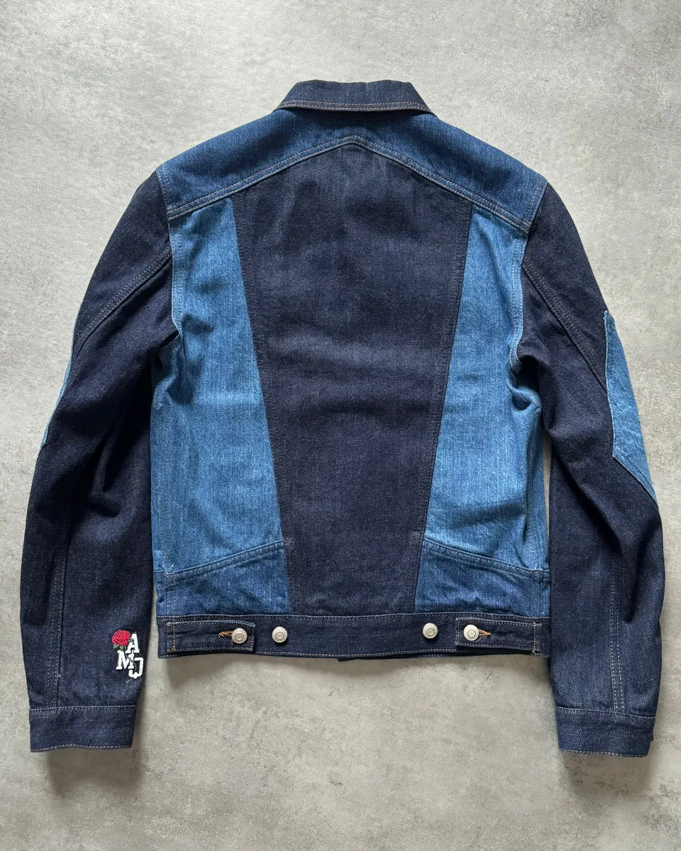 AW2017 Alexander McQueen Blue Juxtaposition Denim Jacket - Image 2
