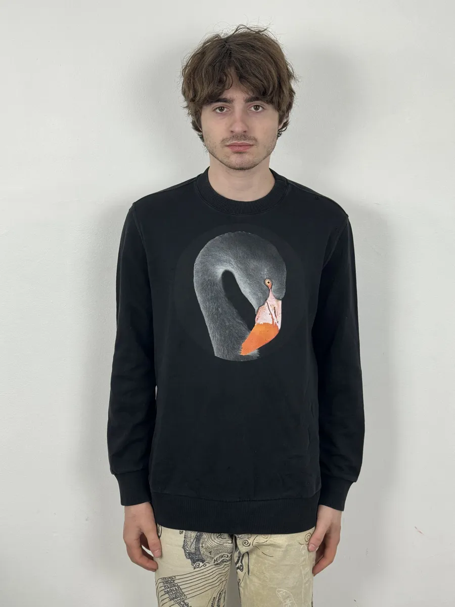 AW2017 Givenchy Black Duck Crewneck Sweater by Riccardo Tisci - Image 2