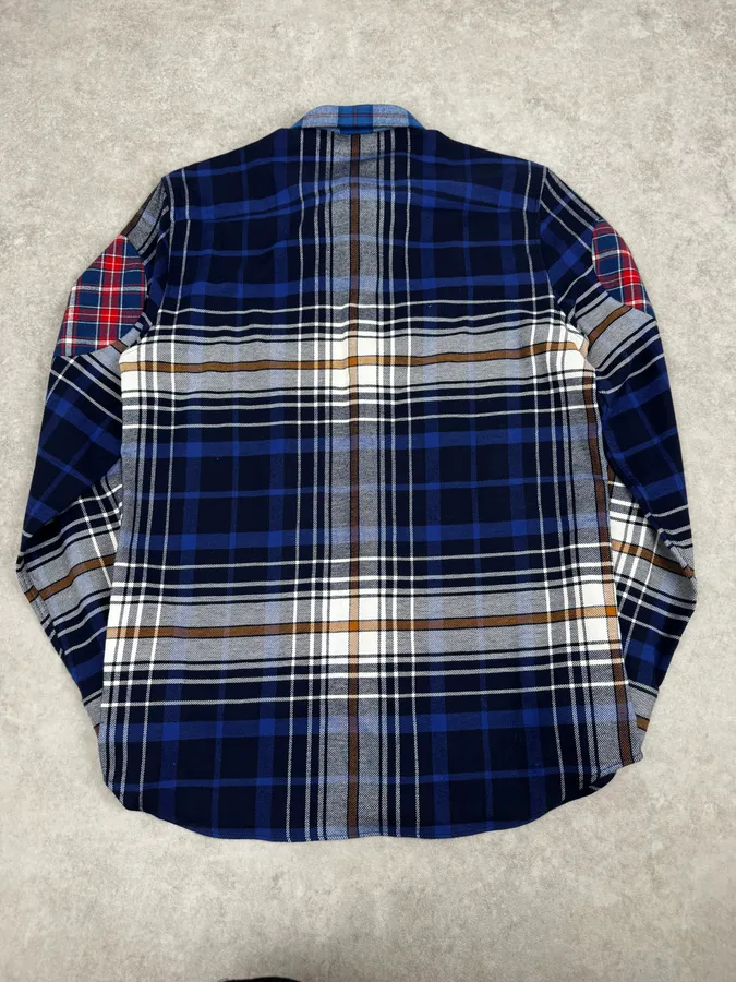AW2017 Givenchy Navy Checkered Shirt by Riccardo Tisci - Image 4