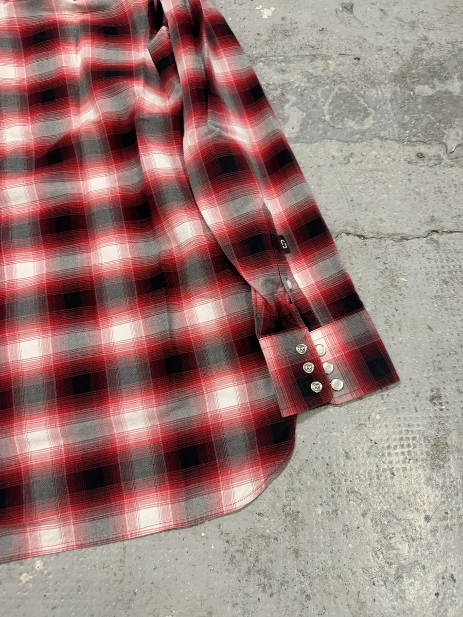 AW2017 Marc Jacobs Red Checkered Western Shirt - Image 9