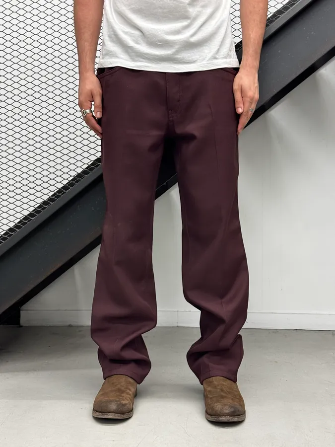 AW2017 Prada Bordeaux Classy Large Pants - Image 3