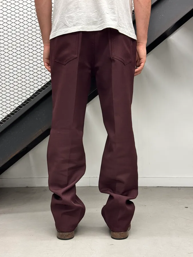 AW2017 Prada Bordeaux Classy Large Pants - Image 5