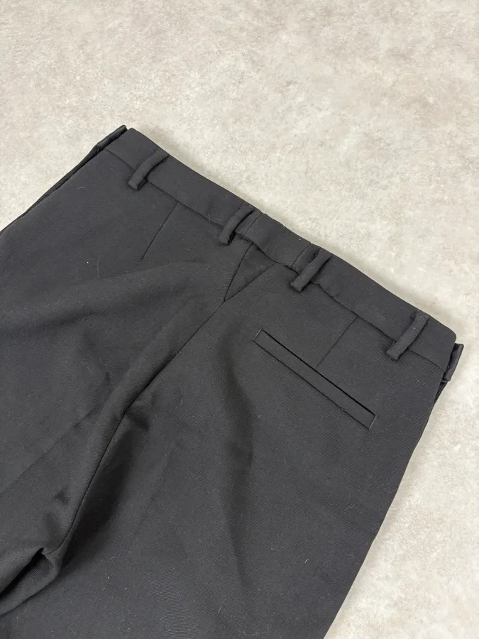 AW2018 Maison Margiela Black Button Dress Pants - Image 8