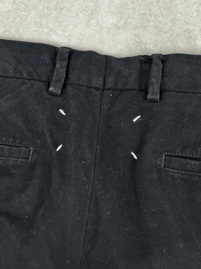 AW2018 Maison Margiela Black Signature Chino Pants - Image 8
