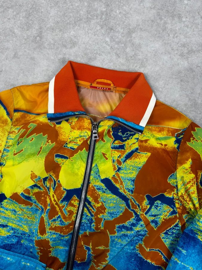 AW2018 Prada Thermal View Zip-Up Nylon Light Jacket - Image 6