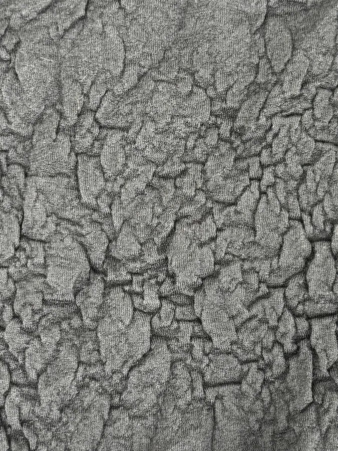 AW2019 Giorgio Armani Grey Crumbled Wool Turtleneck - Image 7