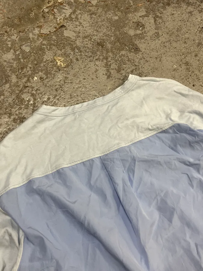 AW2019 Marni Two Tone Blue Longsleeves Shirt - Image 7