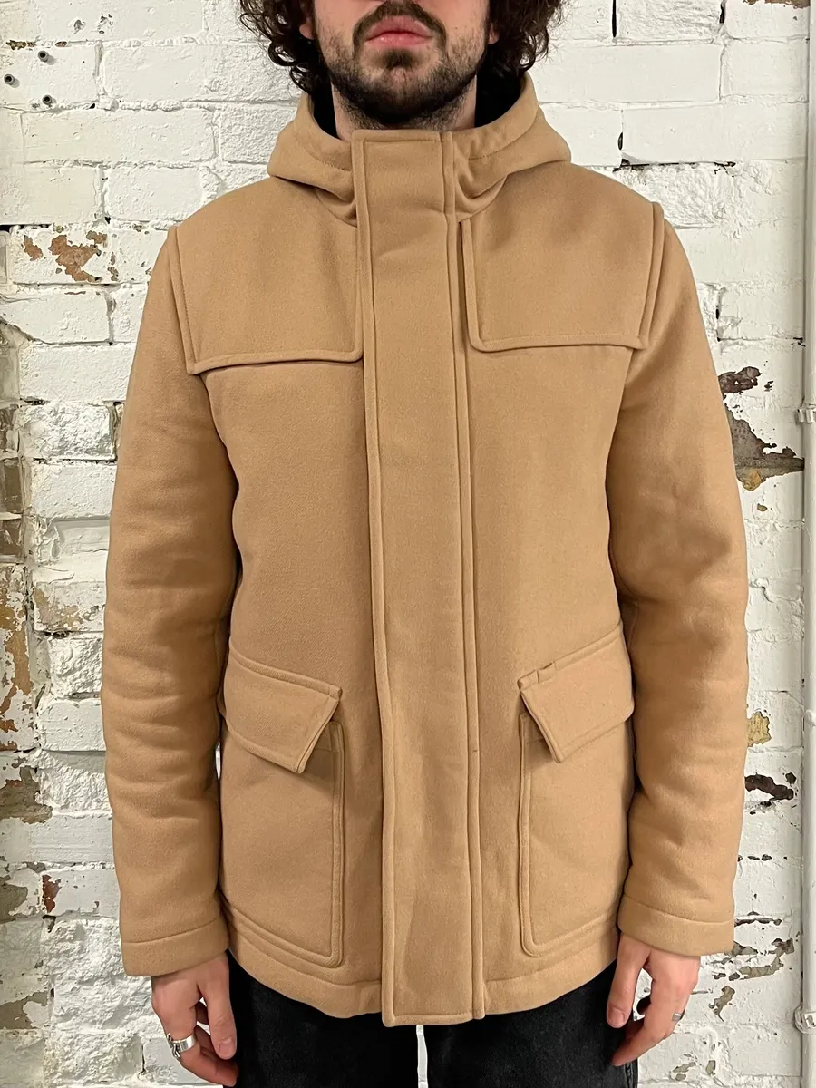 AW2019 Prada Beige Hooded Classy Jacket - Image 2