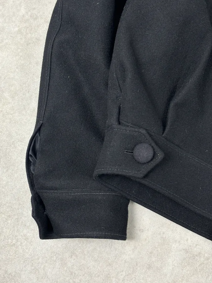 AW2019 Prada Black Wool Multi-Pocket Blazer Jacket - Image 10