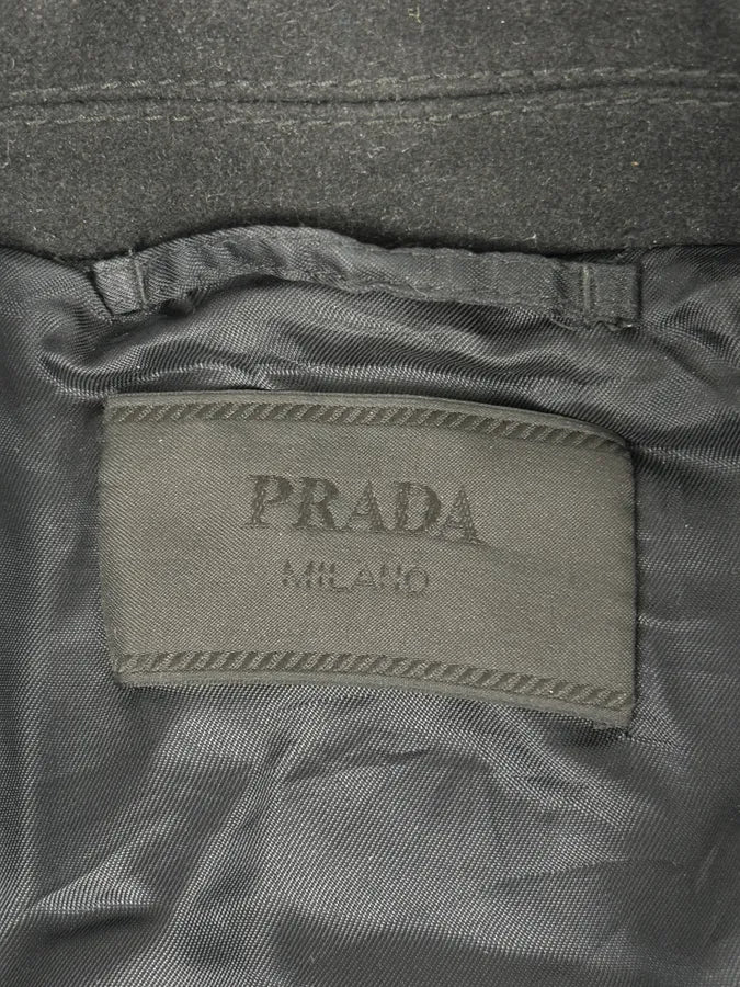 AW2019 Prada Black Wool Multi-Pocket Blazer Jacket - Image 11
