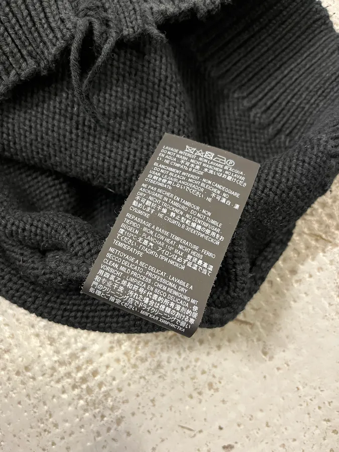 AW2019 Saint Laurent Distressed Black Sweater - Image 10