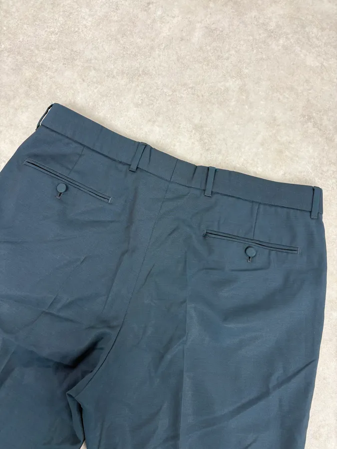 AW2020 Gucci Blue Classy Premium Tailored Pants - Image 7